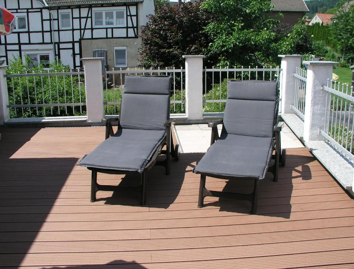 Ferienwohnung Am Deister Mit Grossem Balkon Springe Dış mekan fotoğraf